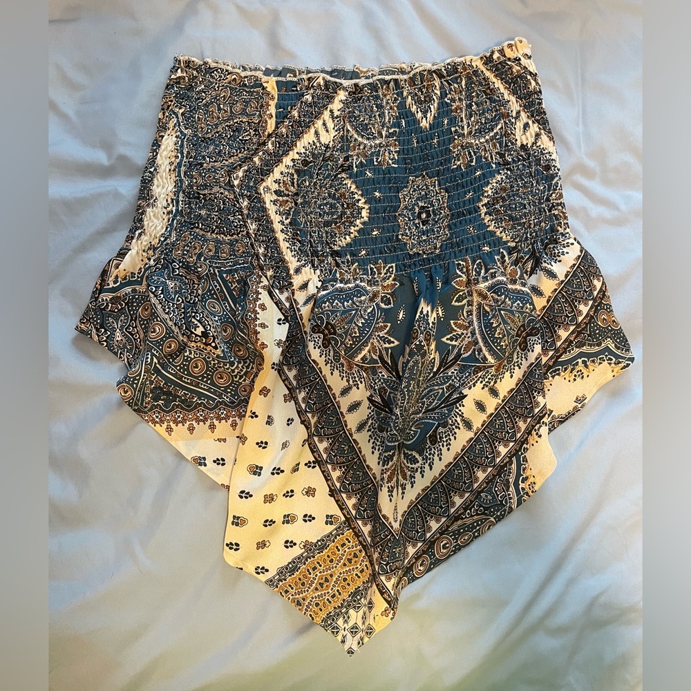 SHEIN bandana floral pattern tube top